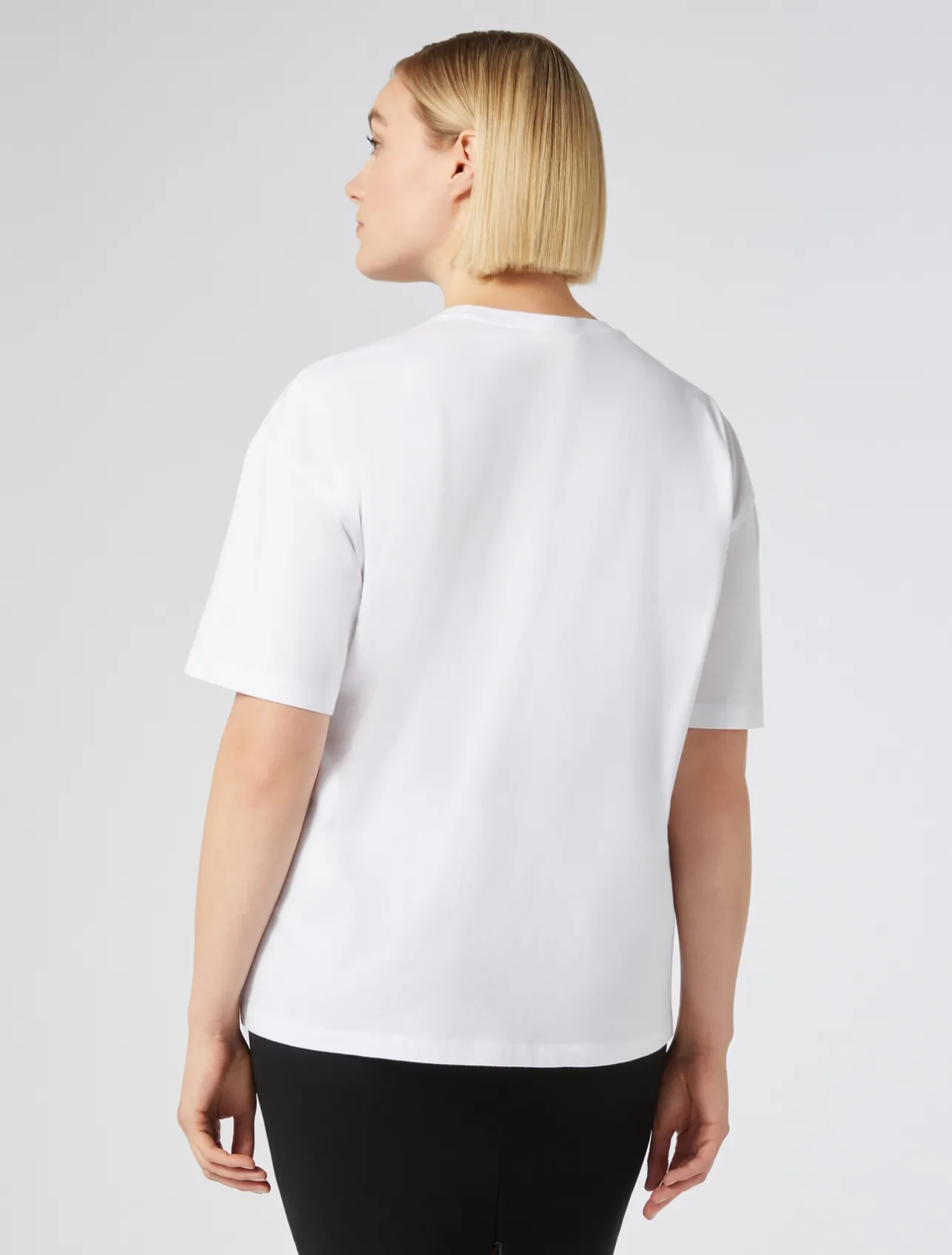 T-shirt in jersey con stampa*Marina Rinaldi New
