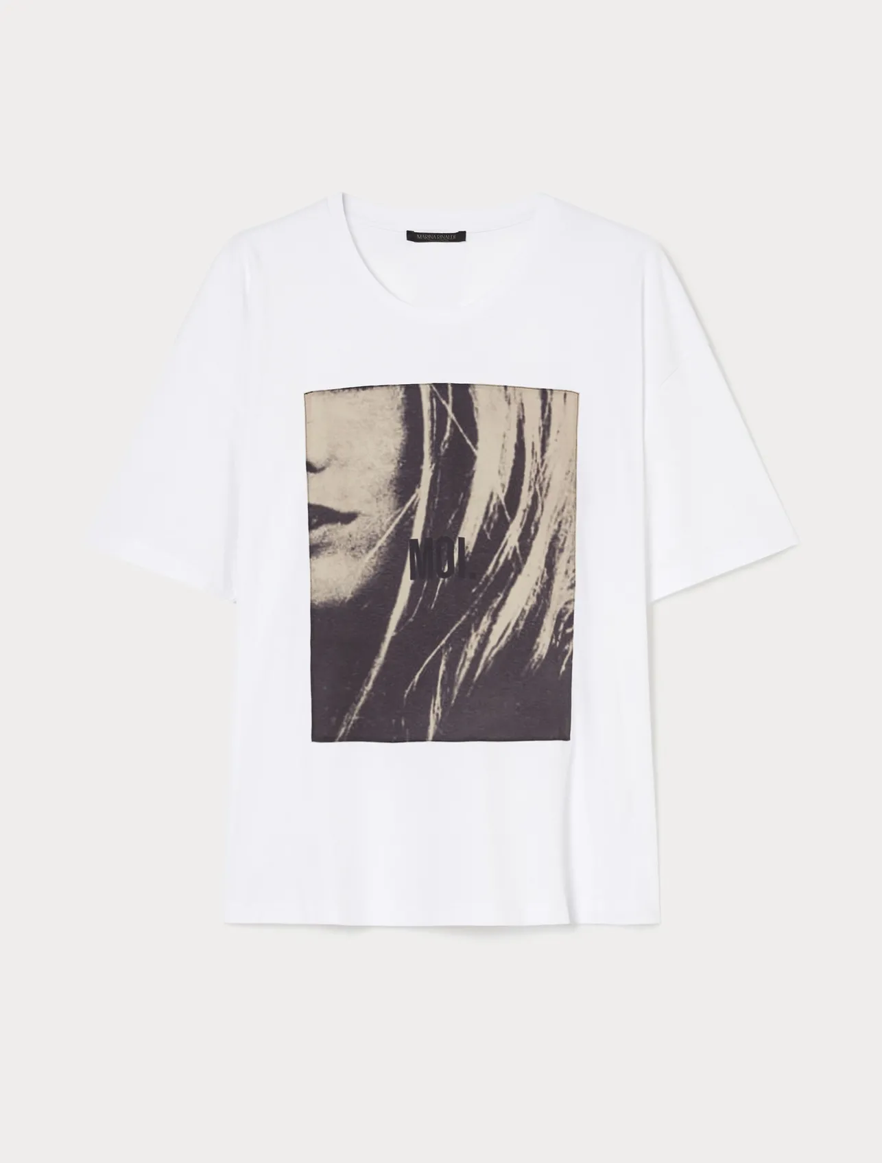T-shirt in jersey con stampa*Marina Rinaldi New