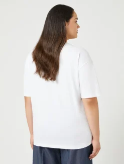 T-shirt in jersey con stampa*Marina Rinaldi New