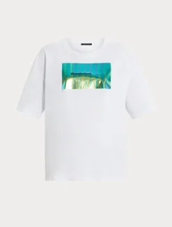 T-shirt in jersey con stampa*Marina Rinaldi New