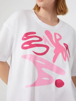 T-shirt in jersey con stampa*Marina Rinaldi Clearance