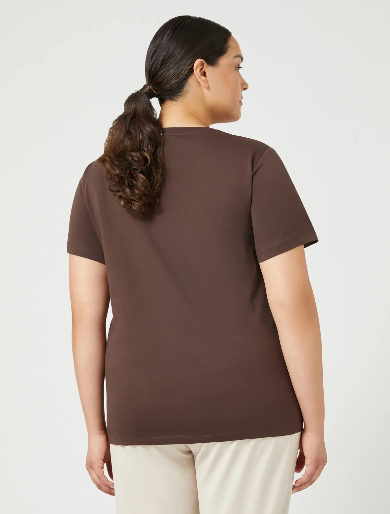T-shirt in jersey con stampa*Marina Rinaldi Online