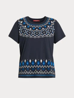 T-shirt in jersey con stampa*Marina Rinaldi Best