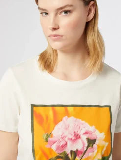 T-shirt in jersey con stampa*Marina Rinaldi Hot