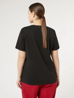 T-shirt in jersey con stampa*Marina Rinaldi Fashion