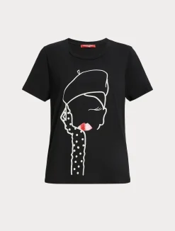 T-shirt in jersey con stampa*Marina Rinaldi Fashion
