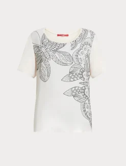 T-shirt in jersey con stampa*Marina Rinaldi Hot