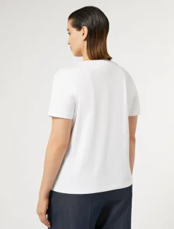 T-shirt in jersey con strass*Marina Rinaldi Outlet