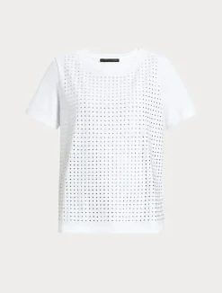 T-shirt in jersey con strass*Marina Rinaldi Outlet