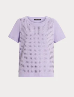 T-shirt in jersey con strass*Marina Rinaldi Best