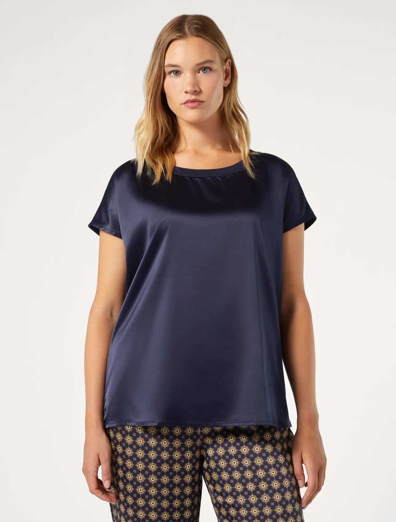 T-shirt in jersey crêpe*Marina Rinaldi Clearance