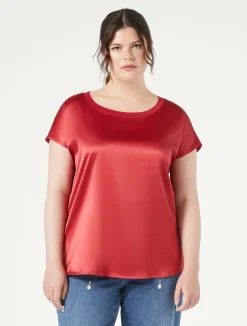 T-shirt in jersey crêpe*Marina Rinaldi Best