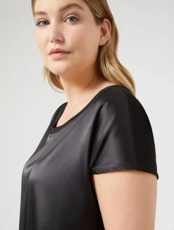 T-shirt in jersey crêpe*Marina Rinaldi Fashion