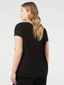 T-shirt in jersey crêpe*Marina Rinaldi Fashion