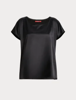 T-shirt in jersey crêpe*Marina Rinaldi Fashion