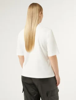 T-shirt in jersey di cotone stretch*Marina Rinaldi Outlet