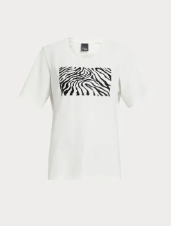 T-shirt in jersey di cotone stretch*Marina Rinaldi Fashion