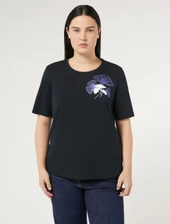 T-shirt in jersey di cotone stretch*Marina Rinaldi Online