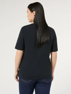 T-shirt in jersey di cotone stretch*Marina Rinaldi Online