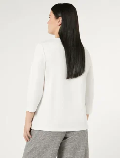 T-shirt in jersey di cotone stretch*Marina Rinaldi Online