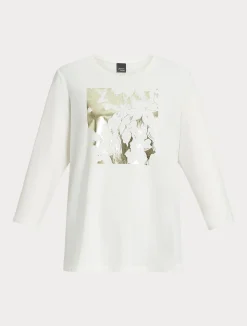 T-shirt in jersey di cotone stretch*Marina Rinaldi Online