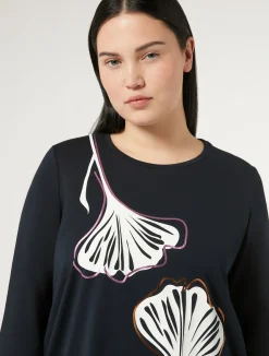 T-shirt in jersey di cotone stretch*Marina Rinaldi Fashion