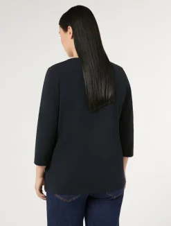 T-shirt in jersey di cotone stretch*Marina Rinaldi Fashion