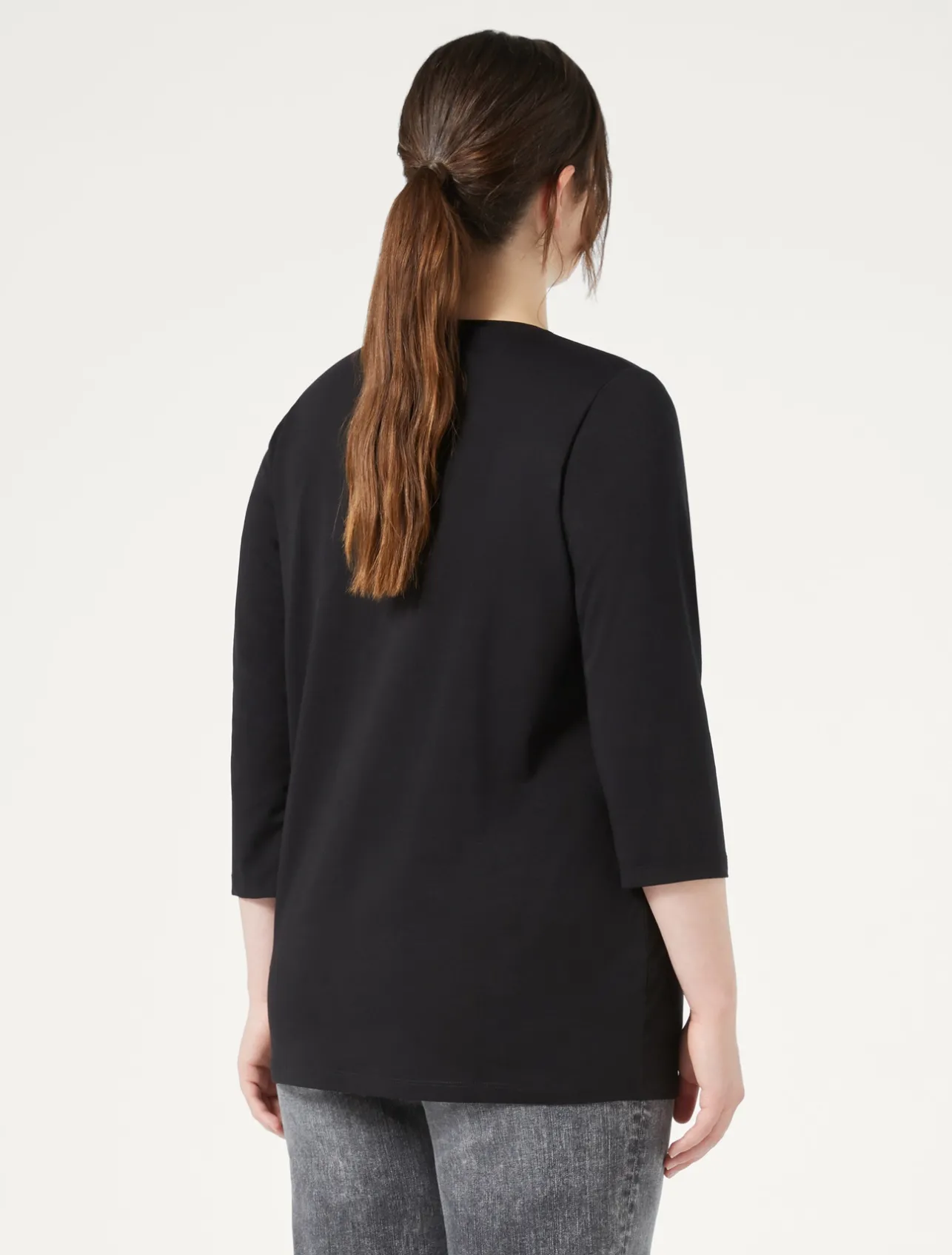 T-shirt in jersey di cotone stretch*Marina Rinaldi Sale