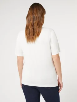 T-shirt in jersey di viscosa stretch*Marina Rinaldi Sale