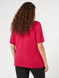 T-shirt in jersey di viscosa stretch*Marina Rinaldi Sale