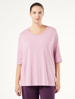 T-shirt in jersey di viscosa stretch*Marina Rinaldi New