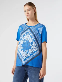 T-shirt in jersey di viscosa*Marina Rinaldi Discount