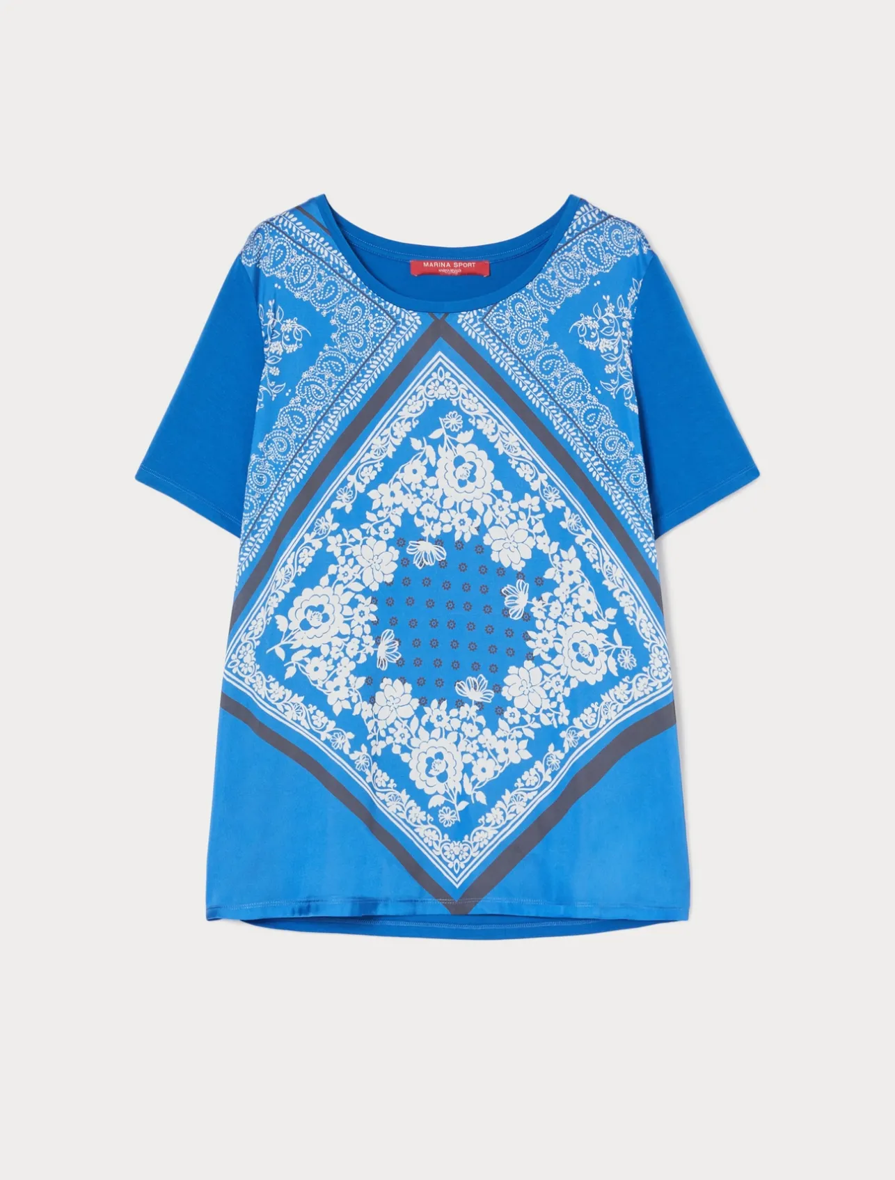 T-shirt in jersey di viscosa*Marina Rinaldi Discount