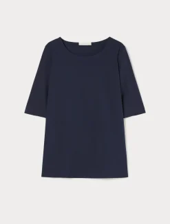 T-shirt in jersey e popeline*Marina Rinaldi Hot