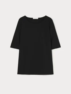 T-shirt in jersey e popeline*Marina Rinaldi Outlet
