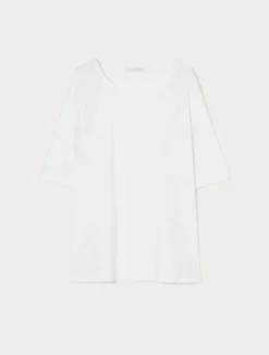 T-shirt in jersey e popeline*Marina Rinaldi Discount