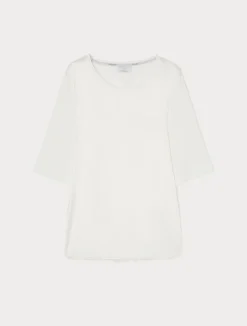 T-shirt in jersey e raso*Marina Rinaldi Hot