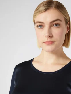 T-shirt in jersey e raso*Marina Rinaldi Clearance