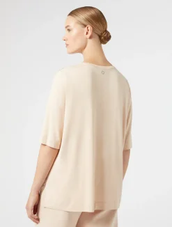 T-shirt in jersey e raso*Marina Rinaldi Sale