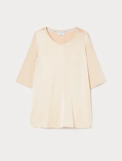 T-shirt in jersey e raso*Marina Rinaldi Sale