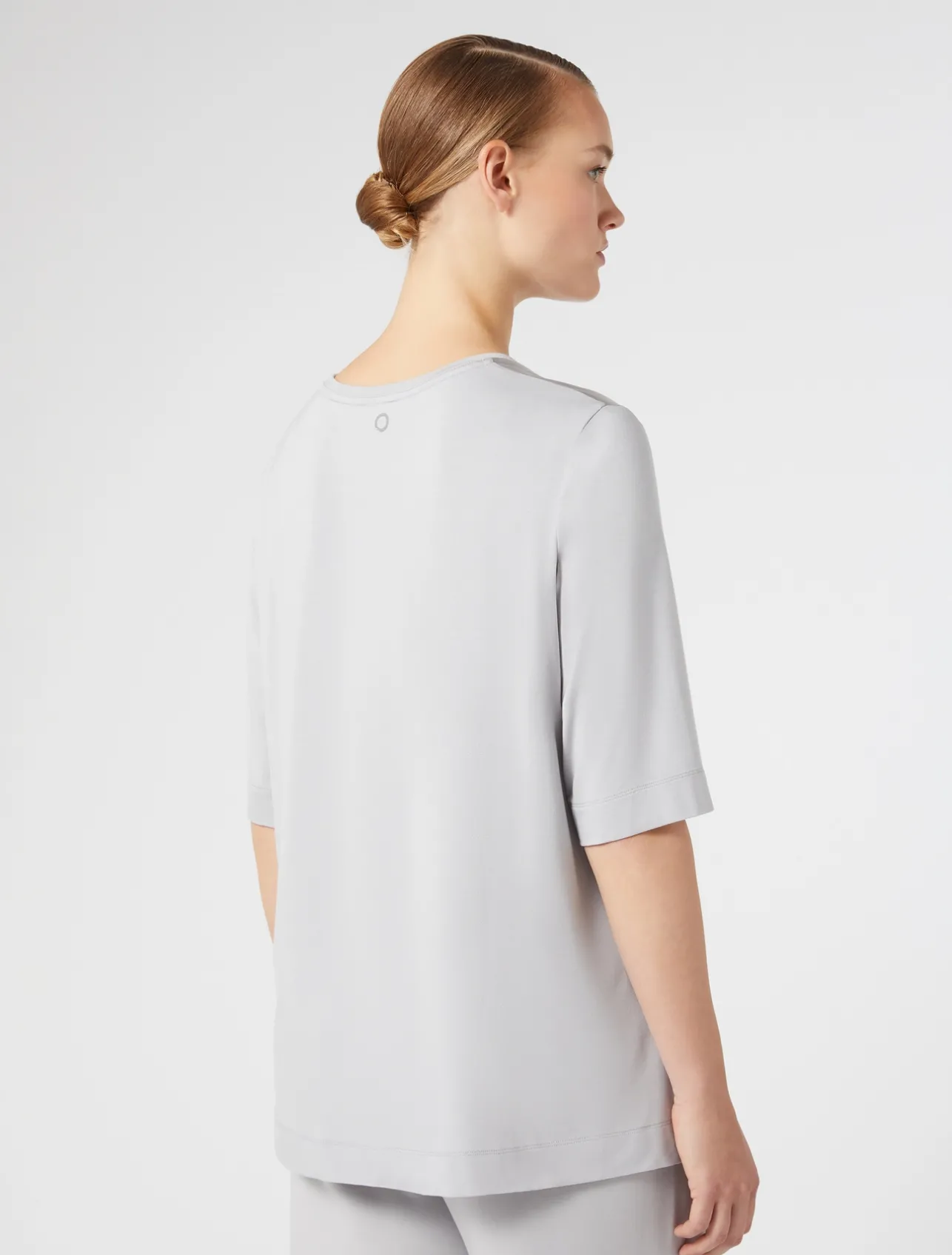 T-shirt in jersey e raso*Marina Rinaldi Hot