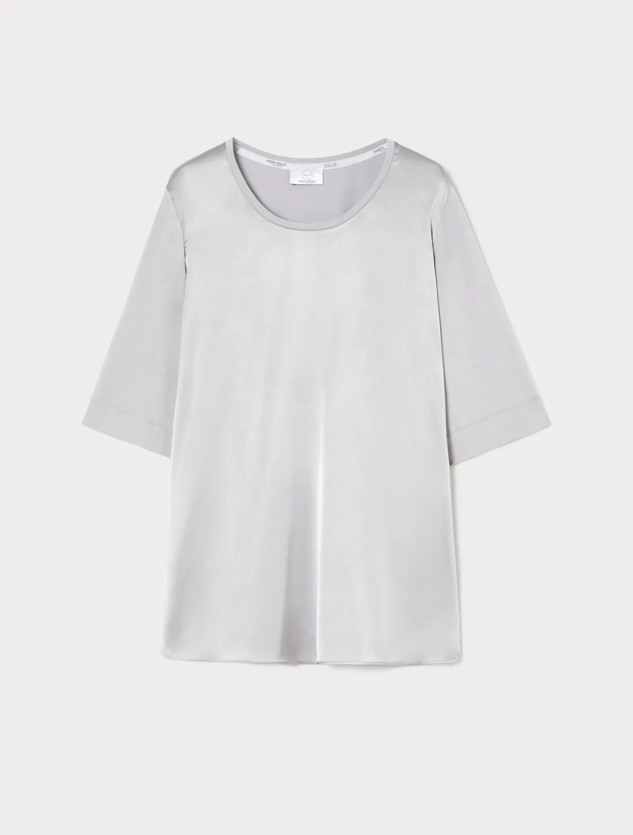 T-shirt in jersey e raso*Marina Rinaldi Hot
