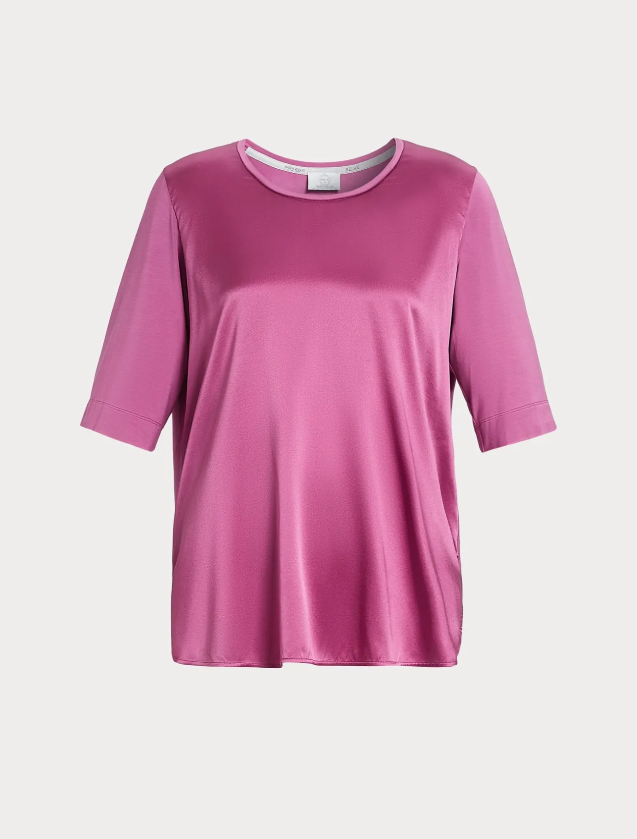 T-shirt in jersey e seta*Marina Rinaldi Outlet