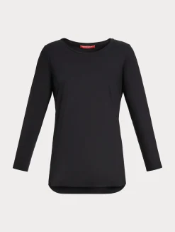 T-shirt in jersey interlock*Marina Rinaldi Outlet