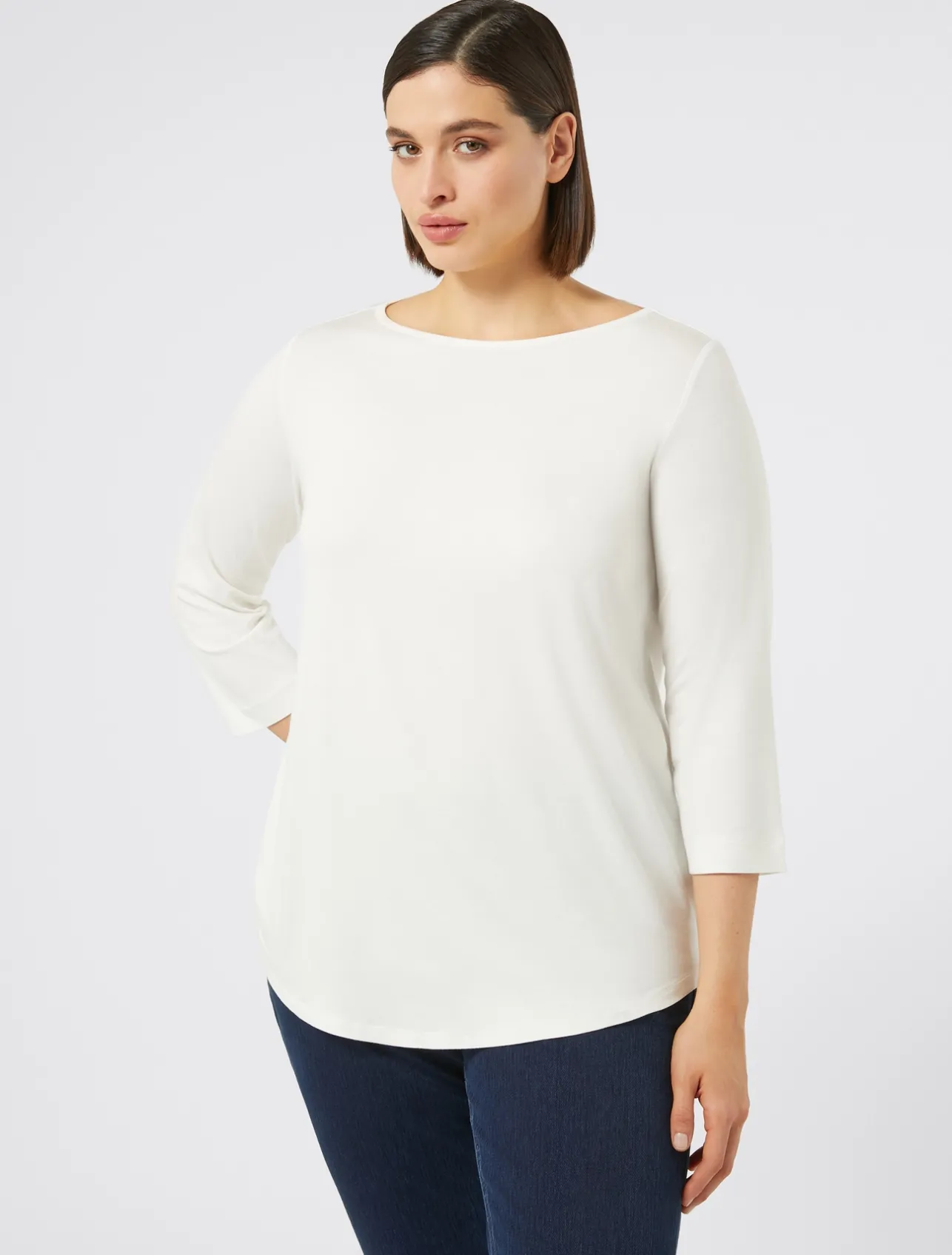 T-shirt in jersey stretch*Marina Rinaldi Clearance