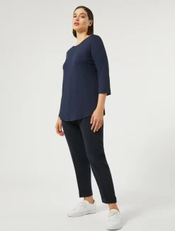 T-shirt in jersey stretch*Marina Rinaldi Online