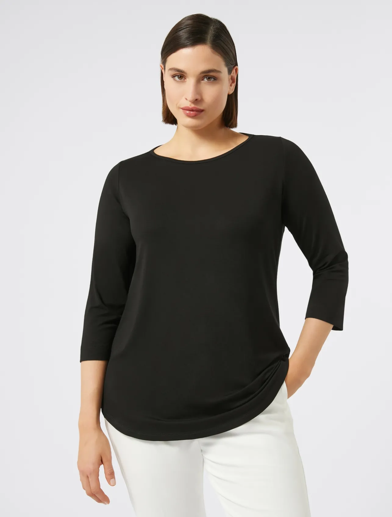 T-shirt in jersey stretch*Marina Rinaldi Discount