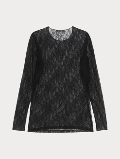 T-shirt in pizzo stretch*Marina Rinaldi Online