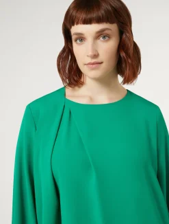 Tunica in crêpe envers satin*Marina Rinaldi Fashion