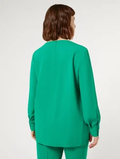 Tunica in crêpe envers satin*Marina Rinaldi Fashion